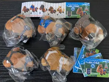 서러브레드 컬렉션 쁘띠 봉제 인형 7 가챠 5종 컴프 세트