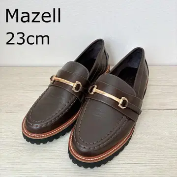 Mazell 마젤 36 트랙 밑창 비트 로퍼 브라운