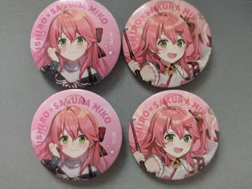 사쿠라 미코 스시로 콜라보 캔 배지