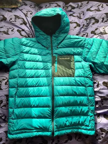 mont-bell 콜로라도 후드티 블루 그레이