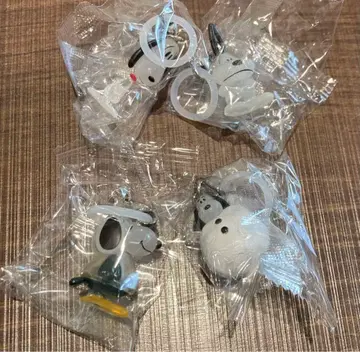 스누피 PEANUTS 메지루시 액세서리 FUNNY 4종 세트