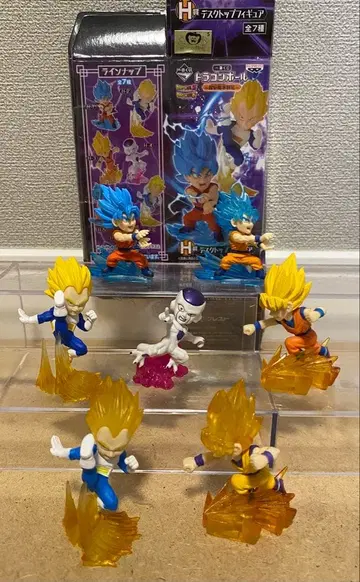 드래곤볼 제일복권 초호적열전 H상 데스크탑 피규어 전 7종
