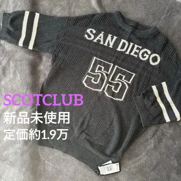 새상품 스콧 클럽 M 사이즈 상의 레이어드 7부