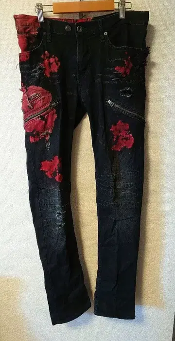 귀중 YOSHIKI, YASU, HYDE 착용 LGB 데님