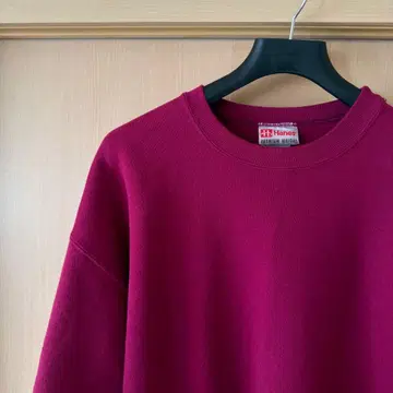 90's Hanes PREMIUM WEIGHT 적자색 XL