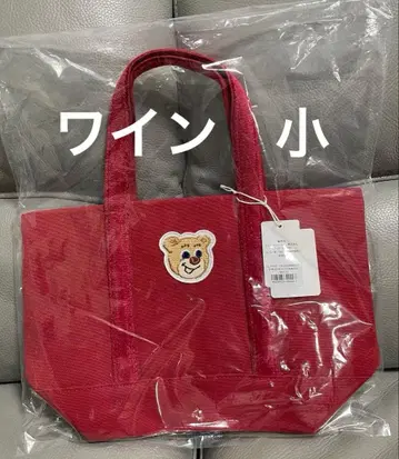 러브러리 바이 페이 올드 테디 와펜 토트백 (소) 와인 새상품