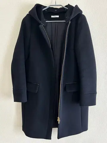 IENA 후드 부착 롱 코트