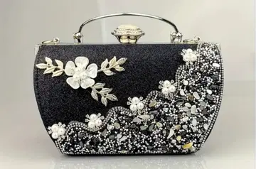 엘레강트한 블랙의 아름다운 포멀 백 성인식 백, 결혼식 백, 파티에