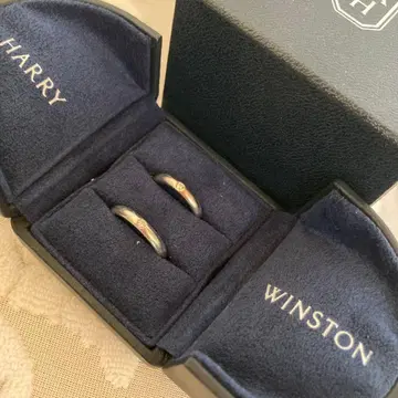 [ 보증서 포함 ] 해리 윈스턴 결혼반지 2개 세트
