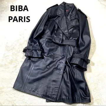 BIBA PARIS 00sArchiveVintage 가죽 트렌치코트
