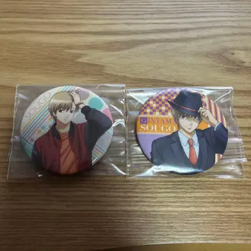 은혼 돌진 스토어 오키타 소고 캔뱃지 2개 세트