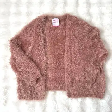 새상품급 MAISON DE REEFUR 퍼 가디건 사이즈 38