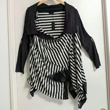 새상품 Barak 변형 가디건 헤이세이 갸루 y2k 다크 코어 NANA