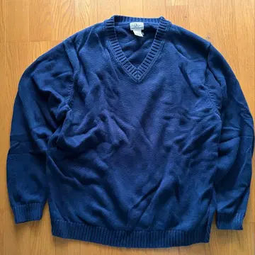 LLbean 엘엘빈 코튼 니트 네이비