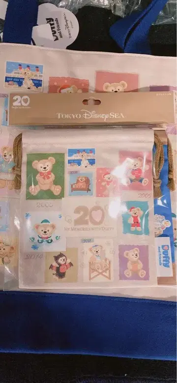 도쿄디즈니씨 20주년 기념 토트백