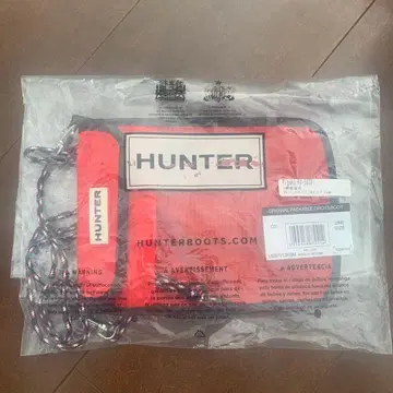 [ 새상품 ] HUNTER 레드 트래블 사코슈 숄더