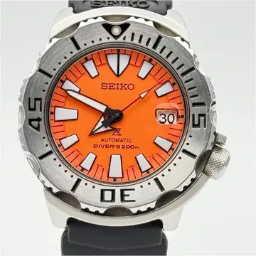 세이코 프로스펙스 남성용 오렌지 몬스터 손목시계