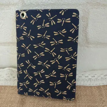 인덴야 패스 케이스 잠자리 패턴 네이비