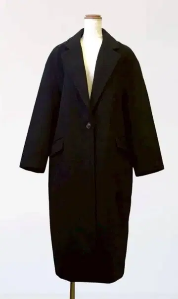 FREE'S MART 체스터 코트 블랙 M