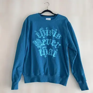 thisisneverthat 파랑 맨투맨 S