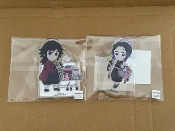 라쿠텐 북스 귀멸의 칼날 콜라보 기유&시노부 아크릴 스탠드