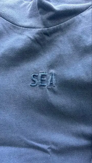 WIND AND SEA 긴팔 셔츠 (라이트 블루)