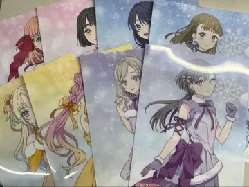 하스노소라 여학원 스쿨 아이돌 클럽 A4 클리어 파일 컴플리트 세트