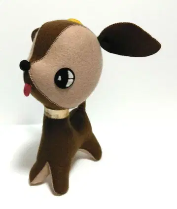 사슴 봉제 인형 쇼와 레트로 핸드메이드 사슴 애니멀 동물