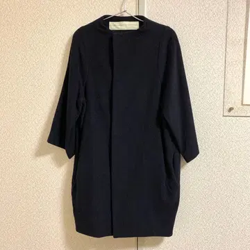 nitca 니토카 울 코트 노트에 실론 네이비 무지