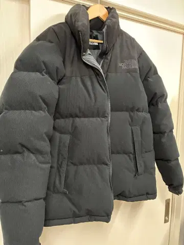 THE NORTH FACE 다운 XL 블랙 눕시 코듀로이