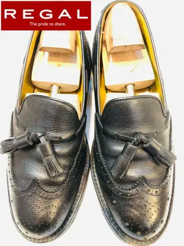 새상품급 정가 33,000엔! 리갈 REGAL 태슬 로퍼 25EE