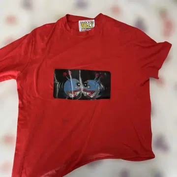 W&LT 파쿠파쿠군 T셔츠 레드