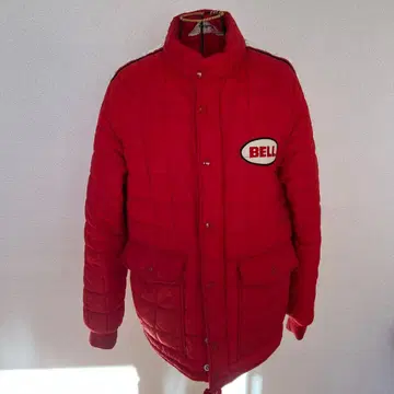BELL 퀼팅 자켓 레드