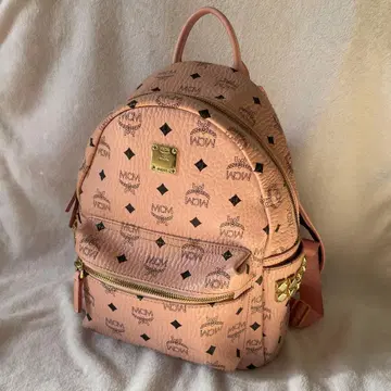 MCM 핑크 백팩
