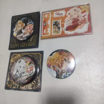 렌고쿠 쿄쥬로 벌스데이 아크릴 스탠드 캔뱃지 세트 점프샵