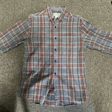 L.L.Bean 체크 무늬 플란넬 셔츠 S 사이즈