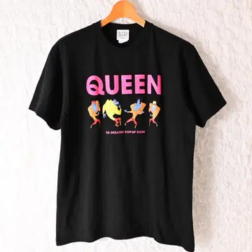 G2 Men L 퀸 QUEEN 공식 팝업 한정판 반팔 T셔츠