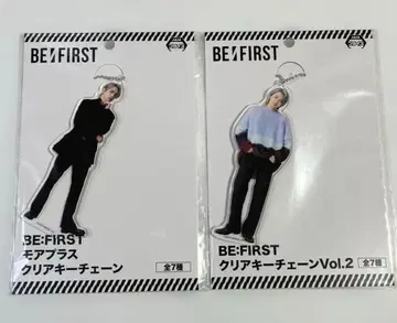 BE:FIRST 모어플러스 클리어 키체인 준논 2개 세트