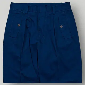 TOMORROW LAND 투모로우랜드 네이비 투 턱 슬랙스