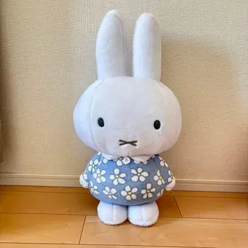 미피 봉제 인형 꽃무늬