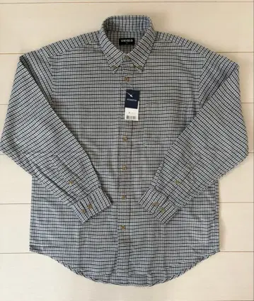 올드 유니클로 체크 무늬 긴팔 셔츠 버튼 다운