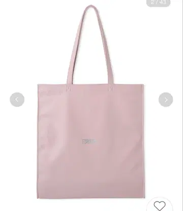 FURFUR 핑크 토트백