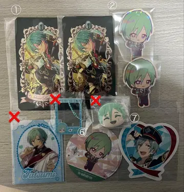 카제하야 타츠미 굿즈 세트