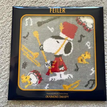 FEILER 스누피 손수건 음악 모티브