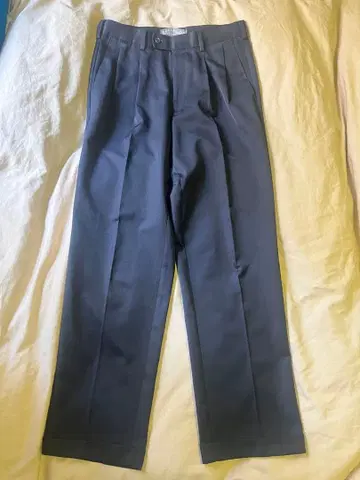 페리 엘리스 PERRY ELLIS 2턱 슬랙스 블랙