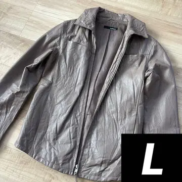 캐서린 햄넷 남성용 가죽 자켓 돈피 L