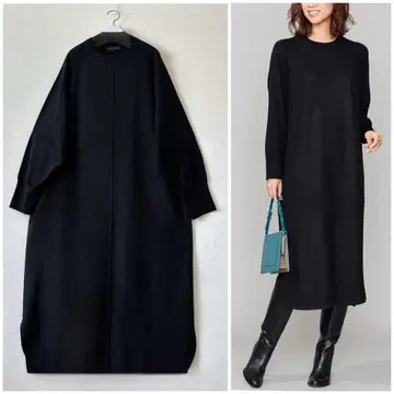 빅 사이즈*ICB 전후 이소재 소매 볼륨 원피스*23구 자유구 쿠미쿄쿠