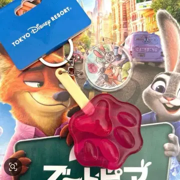 디즈니 키체인 주토피아 발바닥 아이스캔디
