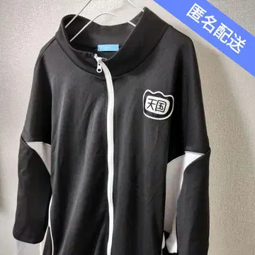 누타 콜라보 천국 로고 자수 풀 집업 저지 천사