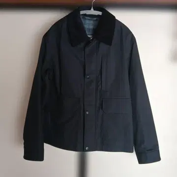 유니클로 블랙 캐주얼 자켓 코듀로이 옷깃